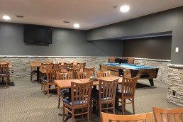 Restaurant seating area